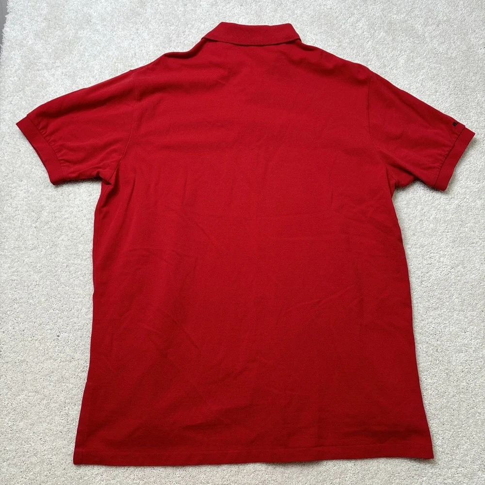 Polo Ralph Lauren Polo Bear Shirt Men's XL Red Cotton Preppy Americana Flag